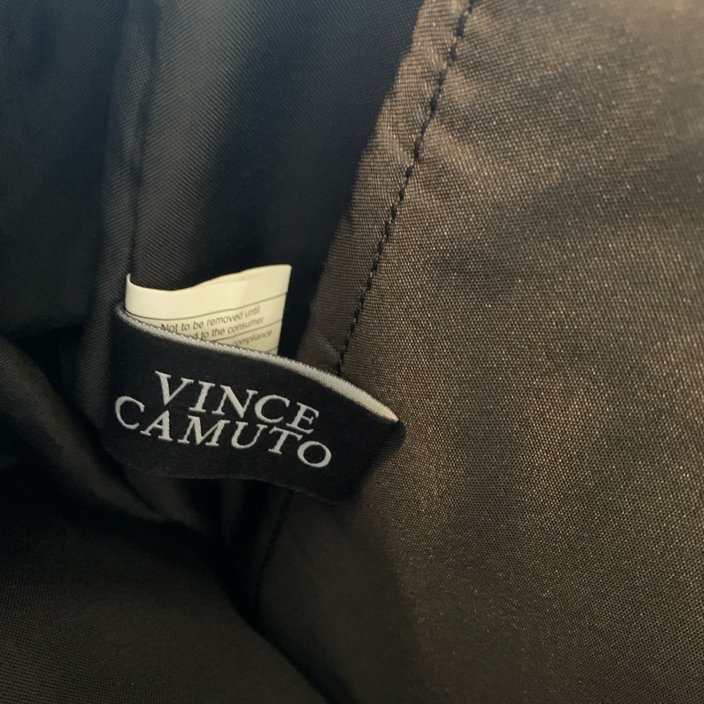 Vince Camuto - weekender overnight bag - chevron faux cow hide leather - Picture 12 of 13